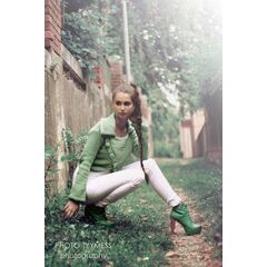 pletený svetrík handmade krátký