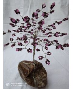 Stromček šťastia ružovo-fialkový