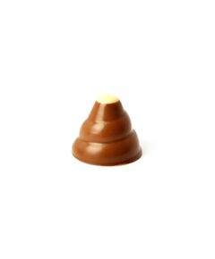 Čokoládovo smotanová ganache dochutená vaječným likérom v mliečnej čokoláde, handmade