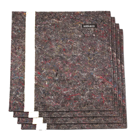 Podsedáky z recyklovateľného materiálu - ražná biela