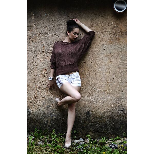 pletený svetrík vyrobený na Slovensku