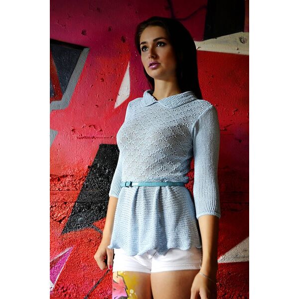 pletený svetrík handmade dlhý