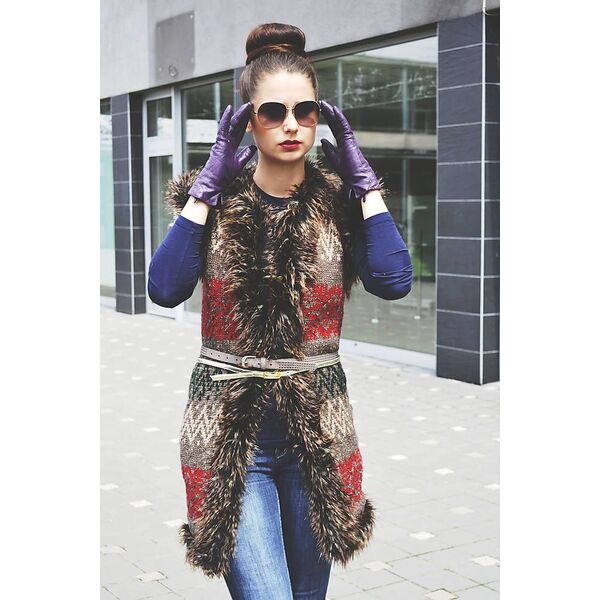 slovenský pletený svetrík