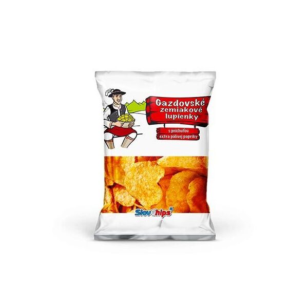 Gazdovské zemiakové lupienky extra pálivá paprika
